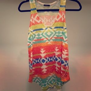 Aztec print tank!